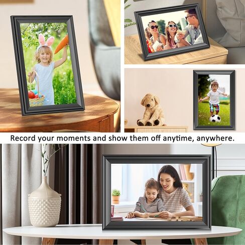 إطار الصورة الرقمية ، Honicvip 10.1 بوصة WIFI إطار الصور الرقمية ، IPS HD شاشة تعمل باللمس ، تخزين 32 جيجابايت ، عرض الشرائح ، قابلة للتركيب على الحائط ، تلقائي ، مشاركة الصور والفيديو عبر Uhale in Kuwait