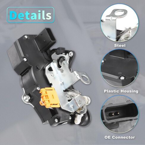 X AUTOHAUX Replacement Rear Right Passenger Side Power Door Lock Actuator Motor for Pontiac G5 2007-2010 for Chevrolet Cobalt 2005-2010 Door Latch Actuator Assembly Replace Black in Saudi Arabia