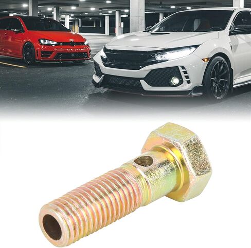 X AUTOHAUX 4 Sets 30mm M8x1.0mm Metric Thread Banjo Bolts Brake Fitting Adapter with M8 Washers in Saudi Arabia