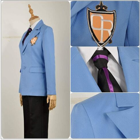 Cos-Love High School Host Club area club still stlazer and tie cosplay costume alloween (in stock) in Saudi Arabia