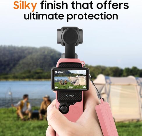 غلاف السيليكون لـ Osmo Pocket 3 حالة وقائية لـ DJI Pocket 3 Lens Protector Scratch Scread Skiner Compatistics مع DJI Osmo Pocket 3 Creator Combo Accessories in Saudi Arabia