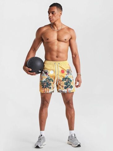 Men's Retro Basketball Shorts Graphic Gym Shorts Athletic Streetwear Quick-Dry Mesh Lightweight with Drawstring in Kuwait
