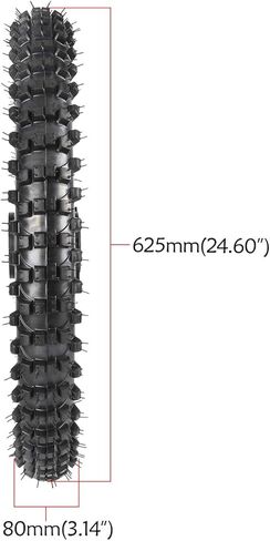 الأمامي 70/100-19 والخلفي 90/100-16 إطار العجلة وأنبوب داخلي حافة مع مجموعة محمل 15 ملم لدراجة Pit Pro Trail Dirt in Kuwait