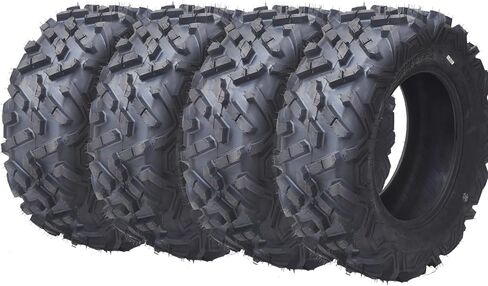 مجموعة من 4 إطارات ATV Tropow ATV إطارات AT26x9-14 الأمامية-AT26X11-14 الخلفية ، 6PR الإطارات UTVS الإطارات الطينية (26x9-14 ＆ 26x11-14) in Kuwait