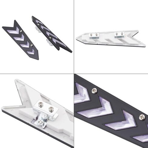 2pcs Car Wiper Stand Windshield Wiper Spoiler Blade Spoiler Presser Wing Pressure Tablets, Red in Kuwait