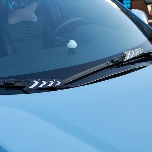 2pcs Car Wiper Stand Windshield Wiper Spoiler Blade Spoiler Presser Wing Pressure Tablets, Red in Kuwait