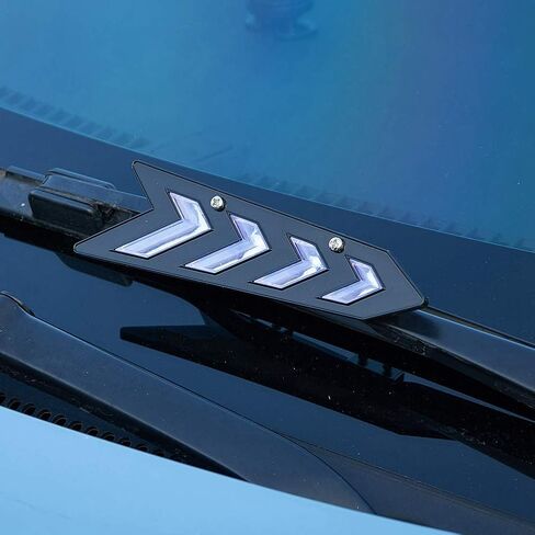 2pcs Car Wiper Stand Windshield Wiper Spoiler Blade Spoiler Presser Wing Pressure Tablets, Red in Kuwait