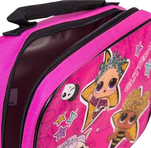 L.O.L. Surprise! Backpack Combo Set - Girls' 2 Piece Backpack Set Backpack & Lunch Kit (Hot Pink) in Saudi Arabia