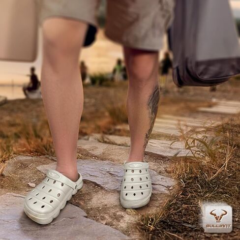 BULLIANT Men Clogs,Comfortable Mules Sandals for Men Women Cushioned Footbed Arch Support-EVA Ligthweight in Saudi Arabia