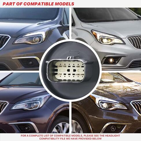 For 2016 2017 2018 Buick Envision Headlight Assembly Halogen Headlamp w/LED DRL Passenger Right Side Replacement GM2503442 in Kuwait