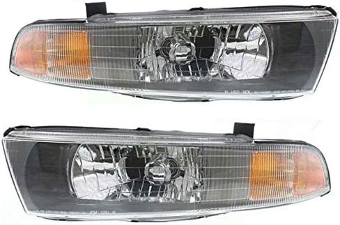 السائق في المرآب-السائق الجانبي للركاب لـ Mitsubishi Galant 2002-2003 Halogen مع المصباح (المصباح) يحل محل# MR972843 MR972844 in Kuwait