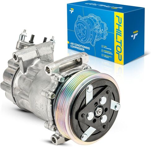 PHILTOP AC Compressor Compatible with 2007-2016 Cooper 1.5/1.6/2.0L, 2011-2016 Cooper Countryman, 2013-2016 Cooper Paceman, Air Conditioning Compressor in Saudi Arabia