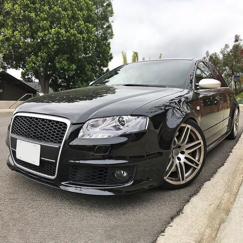 المواصفات المصابيح الأمامية للمواصفات D-D LED الأسود المتوافق مع 2006-2008 Audi A4 All ، Left + Pair Bair Assembly Assembly in Saudi Arabia