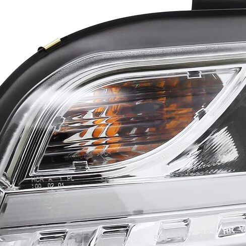 المواصفات المصابيح الأمامية للمواصفات D-D LED الأسود المتوافق مع 2006-2008 Audi A4 All ، Left + Pair Bair Assembly Assembly in Saudi Arabia