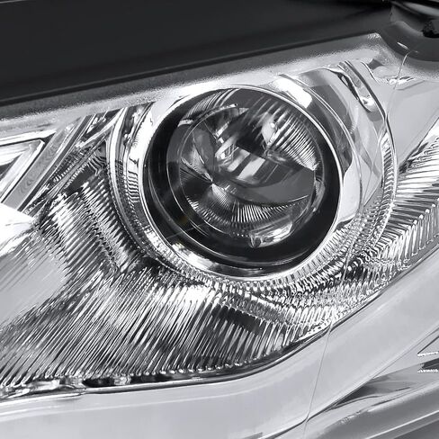 المواصفات المصابيح الأمامية للمواصفات D-D LED الأسود المتوافق مع 2006-2008 Audi A4 All ، Left + Pair Bair Assembly Assembly in Saudi Arabia