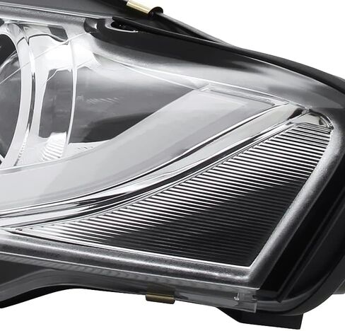 المواصفات المصابيح الأمامية للمواصفات D-D LED الأسود المتوافق مع 2006-2008 Audi A4 All ، Left + Pair Bair Assembly Assembly in Saudi Arabia