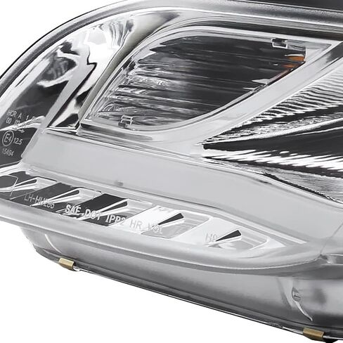 المواصفات المصابيح الأمامية للمواصفات D-D LED الأسود المتوافق مع 2006-2008 Audi A4 All ، Left + Pair Bair Assembly Assembly in Saudi Arabia