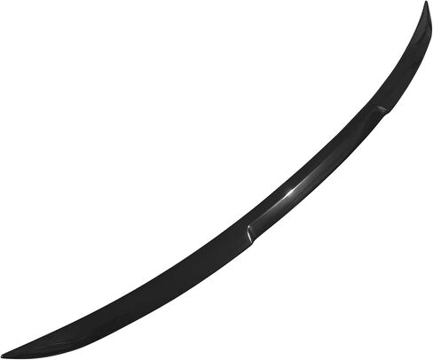 Ikon Motorsports ، Trunk Spoiler متوافق مع 2016-2025 Tesla Model X ، V Style Painted Black ABS Plastic Trunk Lid Lip Wing Wing in Saudi Arabia