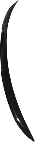 Ikon Motorsports ، Trunk Spoiler متوافق مع 2016-2025 Tesla Model X ، V Style Painted Black ABS Plastic Trunk Lid Lip Wing Wing in Saudi Arabia