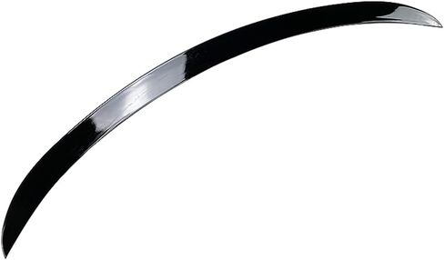 Car Tail Wing Wing Trunk Spoiler Flitter Shrim Trim متوافق مع Mercedes Benz GLC Coupe 260 300 C253 2017 2018 2018 2020 2021 2022 (Black Glossy) in Saudi Arabia