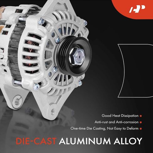 A-Premium Convaluate متوافق مع Ford Probe 1993-1997 & Mazda 626 1993-2002 ، MX6 1993-1997 ، 2.0L ، 12V 80A 4-GROOVE PROMLEY ، استبدل# A002T33892 ، A002T33891ZC in Saudi Arabia