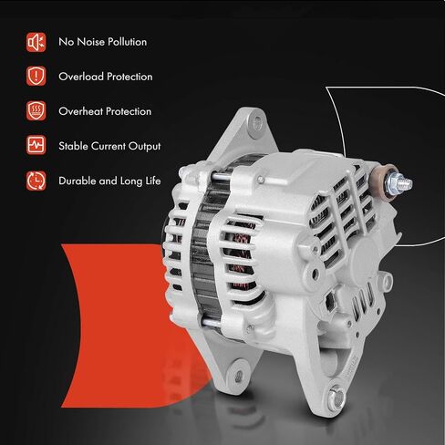 A-Premium Convaluate متوافق مع Ford Probe 1993-1997 & Mazda 626 1993-2002 ، MX6 1993-1997 ، 2.0L ، 12V 80A 4-GROOVE PROMLEY ، استبدل# A002T33892 ، A002T33891ZC in Saudi Arabia