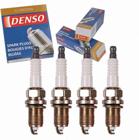 4 PC Denso Standard U-Groove Sparks توافق مع Toyota Yaris 1.5L L4 2006-2016 in Saudi Arabia