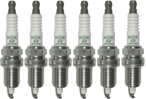 مجموعة NGK من 6 شمعات شريطة شيرات لجيب شيروكي TJ Wrangler 4.0L L6 in Saudi Arabia