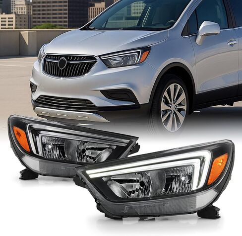 AKKON - For 2017-2022 Buick Encore OE Headlights Assembly w/LED Light Tube DRL - Driver Side in Saudi Arabia