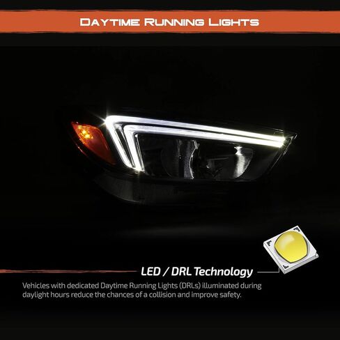 AKKON - For 2017-2022 Buick Encore OE Headlights Assembly w/LED Light Tube DRL - Driver Side in Saudi Arabia