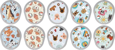 Glucomart Adhesive Patches for Omnipod (5 Count) – Maximum Strength Patches, Waterproof & Hypoallergenic (Dogs Variety Pack) (Omnipod) in Kuwait