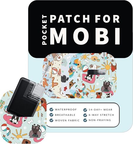 Glucomart Adhesive Patches for Omnipod (5 Count) – Maximum Strength Patches, Waterproof & Hypoallergenic (Dogs Variety Pack) (Omnipod) in Kuwait