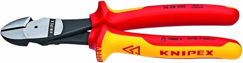 KNIPEX - 74 08 200 US Tools - High Leverage Diagonal Cutters, 1000V Insulated (7408200US) in Saudi Arabia