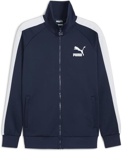 PUMA Mens T7 Iconic Athletic Outerwear Casual Full Zip Pockets - Blue - Size M in Saudi Arabia