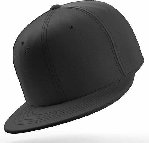 Daxton Classic Blank Snapback Flat Bill Visor Hat Cap One Size Adjustable Back in Saudi Arabia