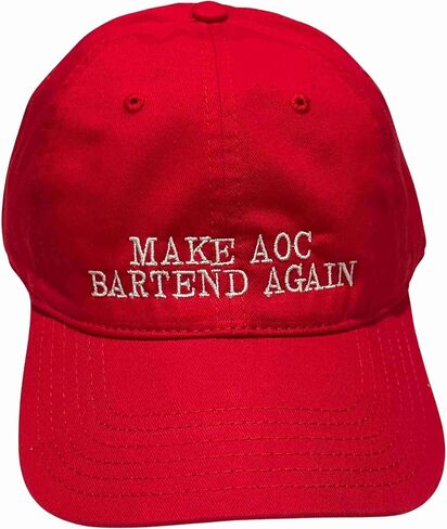 Make AOC Bartend Again Hat 2310 - Embroidered Adjustable Political Statement Cap in Saudi Arabia