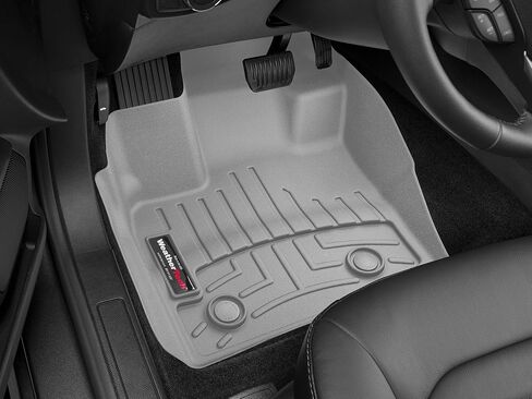 WeatherTech Custom Fit FloorLiners for Nissan Maxima - 1st & 2nd Row (448321-441712), Black in Saudi Arabia