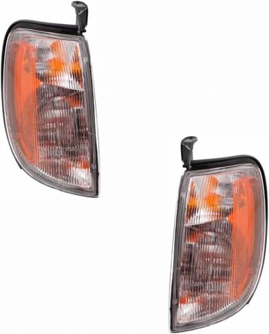 ل Nissan Frontier/Pickup 1998 1999 2000 Turn Signal/Corner Light Assember Assenger Side | الجبهة | ركن الحاجز | عدسة واضحة وعنبر | استبدال NI2521124 | 261207Z425 in Kuwait