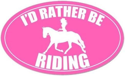 المغناطيس الوردي البيضاوي أفضل (حصان) ركوب ملصق مغناطيسي in Kuwait