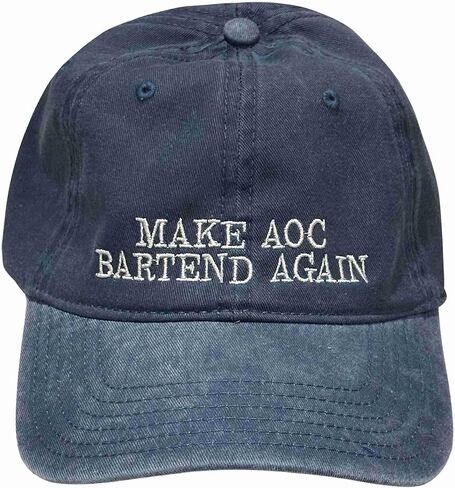 Make AOC Bartend Again Hat 2310 - Embroidered Adjustable Political Statement Cap in Saudi Arabia