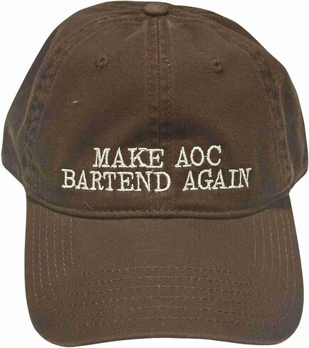 Make AOC Bartend Again Hat 2310 - Embroidered Adjustable Political Statement Cap in Saudi Arabia