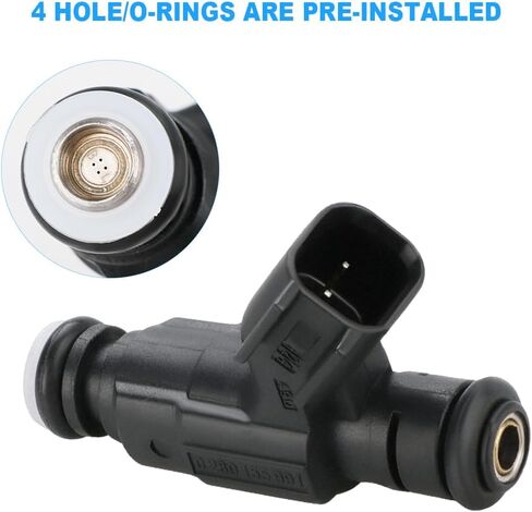 حاقنات الوقود JDMON متوافقة مع Mini Cooper L4 1.6L 2002-2006 و 2008 استبدال FJ967 0280155991 13531487607 in Saudi Arabia