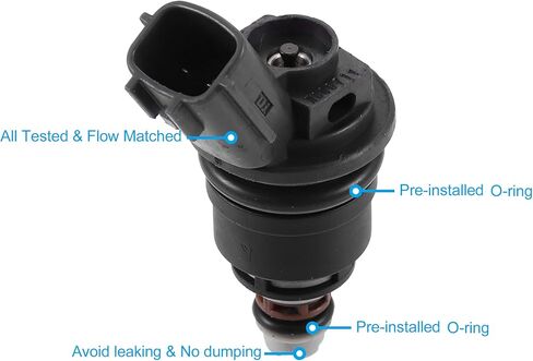 X AUTOHAUX 4 Pcs 16600-67U00 16600-67U10 Fuel Injector for Nissan 240SX Silvia 1991-1998 KA24DE SR20DET for Nissan 300ZX 3.0L 1996 for Infiniti Q45 4.5L 1993-1996 in Saudi Arabia