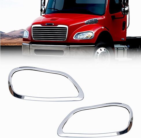 Torque Pair chrome Headlight Meadlight Phzels Presentip for Freightliner M2 M-2 100 106 112 Busys Class Trucks Assembly Assember Side (TRH170300C) in Saudi Arabia