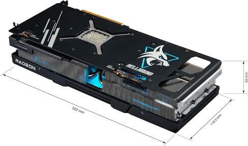 PowerColor Twin Fan AMD Radeon RX 7800 XT 16GB GDDR6 in Saudi Arabia