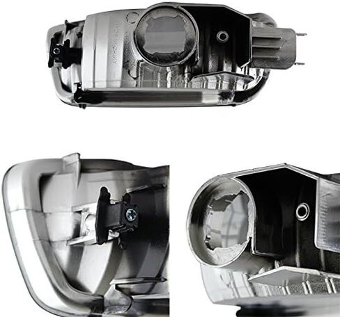 Akkon - للدخان 01-04 Toyota Tacoma Pickup Truck Lafts 4pcs مصابيح أمامية + مصابيح إشارة ركنية 2 قطعة in Saudi Arabia