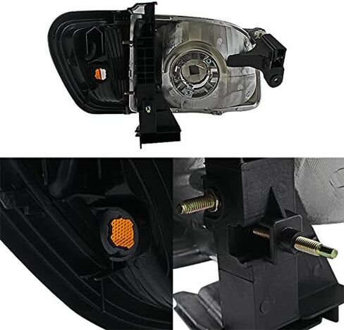 AKKON - For Smoke 01-04 Toyota Tacoma Pickup Truck Headlights 4PCS Front Lamps + Corner Signal Lights 2 Pieces Set in Saudi Arabia