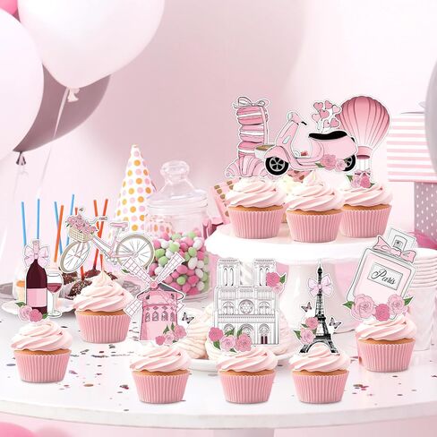 Duck Birthday Decorations Cupcake Toppers - Joybileefun 40PCS Mallard Duck Party Decorations Cake Toppers for Kids Boys Girls Cute Animal Theme Duck Cupcake Toppers Baby Shower Party Decorations in Kuwait