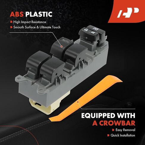 A-Premium Master Power Window Switch Compatible with Toyota Camry 2007-2017, Highlander 2008-2013, Prius C 2012-2019, 15-Pin with Auto Down, Replace# 8482006060, 8482006061 in Saudi Arabia