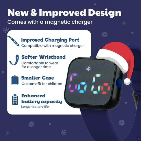 Potty Training Watch for Kids V4 - جهاز تذكير بالمرحاض مقاوم للماء للبنين والبنات لتدريب طفلك مع تذكير المرح/الموسيقية والاهتزاز مع الكتاب الإلكتروني التدريبي القعادة (Crimson) in Kuwait